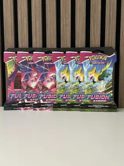 Pokemon TCG Fusion Strike Sleeved Booster Pack X6 820650809170 - Image 1