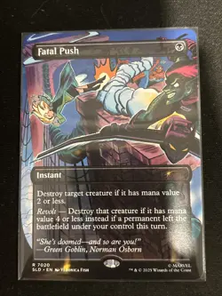 MTG Spider-Man FATAL PUSH 7020 Secret Lair Drop Bonus Card NM Non-Foil - Image 1