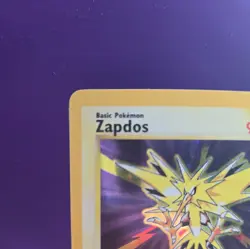 Zapdos Vintage Base Set Holo Rare 1999 Pokemon Card 16/102 LP - Image 2