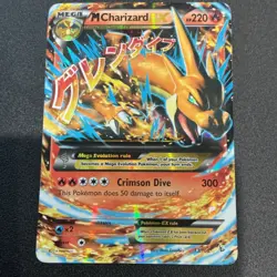 Pokemon M Charizard EX 13/106 Flashfire Mega Holo Ultra Rare TCG Card - Image 1