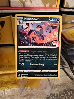Houndoom Pokemon Prize Pack Series 1 Promo Pokemon Card NM/LP Play Stamp - Image 1