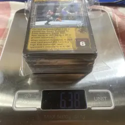 WWE WWF LOT OF RAW DEAL 6.38oz Of CARDS, 4 Silver W Foils ,duplicates #3 - Image 2