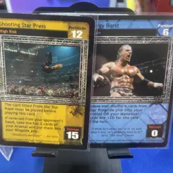 WWE WWF LOT OF RAW DEAL 6.38oz Of CARDS, 4 Silver W Foils ,duplicates #3 - Image 4