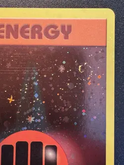 Fighting Energy WoTC League Promo Pokemon Card Cosmos Holo Rare Swirl Near Mint - Image 4