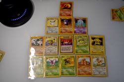 14 Vintage Non Holo Rare Pokemon Card Lot-WotC, Damaged Mostly - Image 1