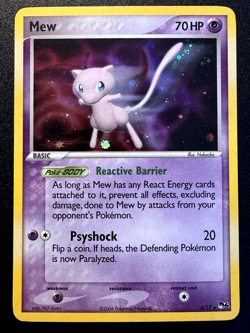 Mew 4/17 POP Series 4 Promo Pokemon Card Holo Foil Rare Near Mint - Image 1