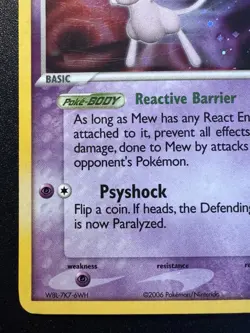 Mew 4/17 POP Series 4 Promo Pokemon Card Holo Foil Rare Near Mint - Image 5