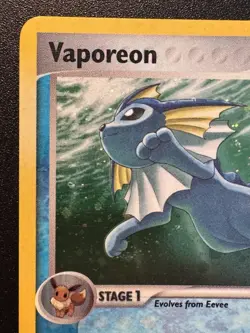 Vaporeon 6/17 POP Series 3 Promo Pokemon Card Holo Foil Rare Near Mint - Image 3