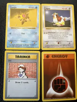 ❗Lot 4⃣: Shadowless Pokemon Vintage Base Set Common Uncommon Rare Cards Lot - Image 1