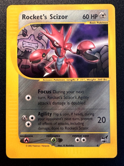 Rocket's Scizor WoTC Best of Game Black Star Promo 4 Pokemon Card Near Mint - Image 1