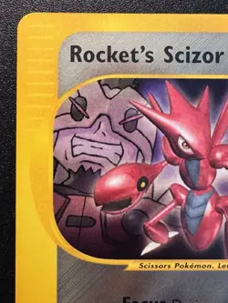 Rocket's Scizor WoTC Best of Game Black Star Promo 4 Pokemon Card Near Mint - Image 3