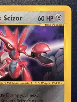Rocket's Scizor WoTC Best of Game Black Star Promo 4 Pokemon Card Near Mint - Image 4