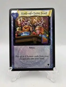 Harry Potter Trading Card Start-of-Term Feast 27 Rare Foil TCG Holo NM - Image 1