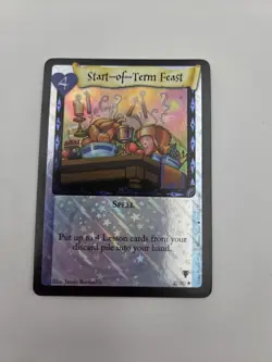 Harry Potter Trading Card Start-of-Term Feast 27 Rare Foil TCG Holo NM - Image 2