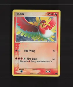 Ho-Oh 1/17 POP Series 5 Holo Rare HOLO BLEED Pokemon Card MP - Image 1