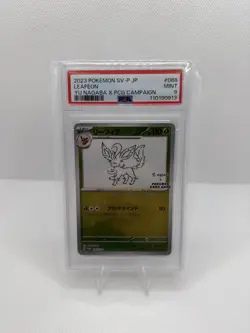 PSA 9 Leafeon Yu Nagaba x PCG Campaign 068/SV-P Promo Pokemon Card 2023 MINT - Image 1