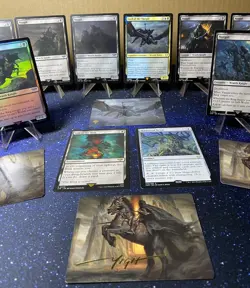 X9 Nazgul Plus lot MTG LTR (5 different Nazgul including 1 Foil and extra cards) - Image 5
