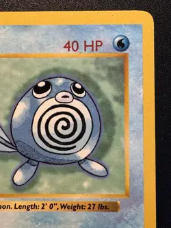 1st Edition Shadowless Poliwag 59/102 Base Set Pokemon Card Rare HP - Image 4