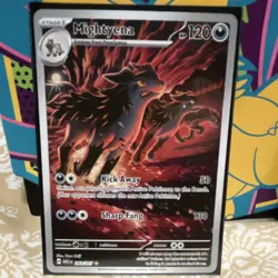 Pokemon Mightyena 120 HP Stage 1 Wolf ASC Set Rare Card 243/217 - Image 1