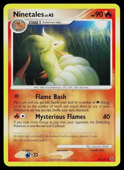 Pokemon Card - Ninetales Platinum 36/127 Rare - Image 1
