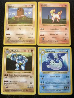 ❗Lot 2⃣: Shadowless Pokemon Vintage Base Set Common Uncommon Rare Cards Lot - Image 1