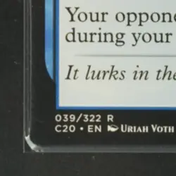 2020 MAGIC: THE GATHERING COMMANDER #039 TIDAL BARRACUDA - Image 4