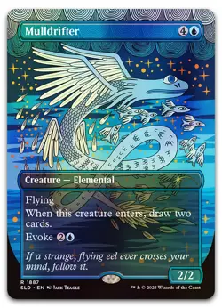 Mulldrifter (Rainbow Foil) #1887 (NM) Secret Lair Drop SLD Magic MTG - Image 1