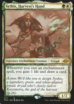 MTG MODERN HORIZONS 2 SYTHIS, HARVEST'S HAND SHOWCASE RARE - Image 1