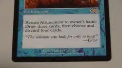 Attunement Enchantment Randy Gallegos Magic the Gathering 1998 61/350 excellent - Image 3