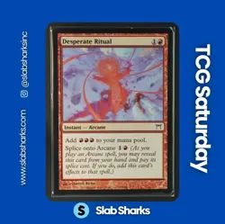 2004 MAGIC: THE GATHERING CHAMPIONS OF KAMIGAWA #163/306 DESPERATE RITUAL - Image 1