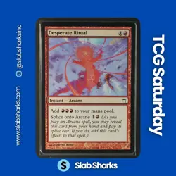 2004 MAGIC: THE GATHERING CHAMPIONS OF KAMIGAWA #163/306 DESPERATE RITUAL - Image 1