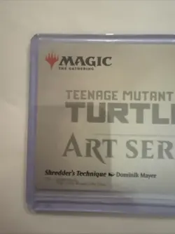 Shredder’s Technique - MTG Art Series: Teenage Mutant Ninja Turtles 7/54 - Image 4