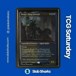 2020 MAGIC: THE GATHERING COMMANDER LEGENDS #516 BRAGO, KING ETERNAL FOIL - Image 1