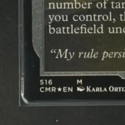 2020 MAGIC: THE GATHERING COMMANDER LEGENDS #516 BRAGO, KING ETERNAL FOIL - Image 4