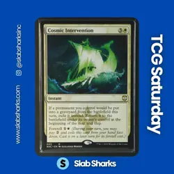 2021 MAGIC: THE GATHERING KALDHEIM COMMANDER #003 COSMIC INTERVENTION - Image 1