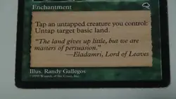 Earthcraft Enchantment Andy Gallegos Magic the Gathering 1997 minimal playwear - Image 3