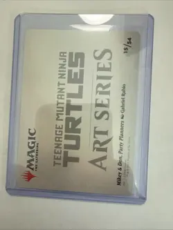 Mikey & Don Party Planners MTG Teenage Mutant Ninja Turtles Art Series #15 - Image 4