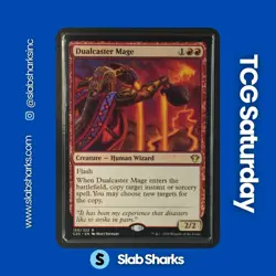 2020 MAGIC: THE GATHERING COMMANDER #150 DUALCASTER MAGE - Image 1