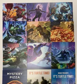 TMNT commander party event MTG Magic The Gathering + Promo Cards Ninja Turtles - Image 4