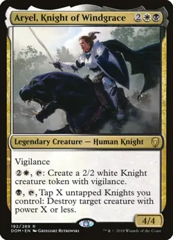 MTG Aryel, Knight of Windgrace ** Dominaria ** English (LP) - Image 1