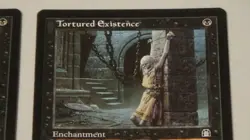 Tortured Existence X's 4 Enchantment Keith Parkinson Magic the Gathering 1998 ex - Image 4