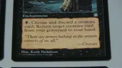 Tortured Existence X's 4 Enchantment Keith Parkinson Magic the Gathering 1998 ex - Image 5