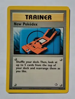 Pokemon - New Pokedex - Neo Genesis 95/111 - Uncommon - NM - Image 1