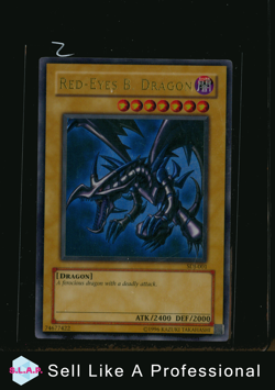 RED-EYES B. DRAGON YU-GI-OH LEGEND OF BLUE EYES WHITE DRAGON SDJ-001 EN - Image 1