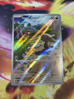 Pokemon TCG Paldean Wooper Phantasmal Flames Illustration Rare 102/094 NM Card - Image 1