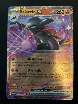 Pokemon Mega Evolution: Perfect Order - Salazzle ex Double Rare (016/088) NM - Image 1