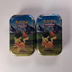 LOT OF 2 POKEMON TCG- ASCENDED HEROES MINI TIN SEALED Pikachu & Tepig (2) - Image 1