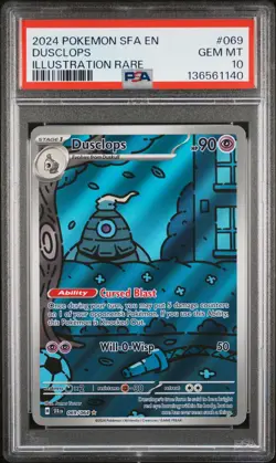 Pokemon Shrouded Fable Dusclops 069 PSA 10 - Image 1