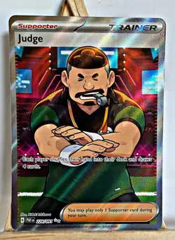 Pokemon TCG: Judge 228/091 - S&V Paldean Fates - Special Illustration Rare NM - Image 1