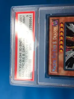 YUGIOH PSA 9 Secret Rare Malefic Red-Eyes B. Dragon YMP1-EN001 - Image 3